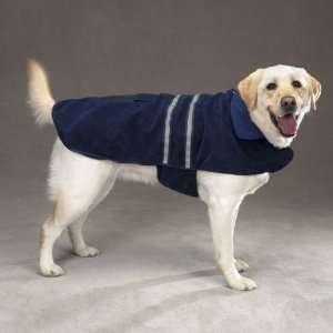   Blue Fleece Reflective Safety Jacket for Dogs   X Large: Pet Supplies