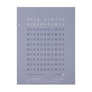  Mikrokosmos Volume 4 (Blue) Book Bela Bartok