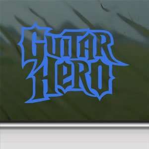  GUITAR HERO GAME Blue Decal Car Truck Window Blue Sticker 