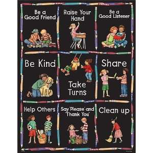   Resources SW Manners Chart, Multi Color (7682): Office Products