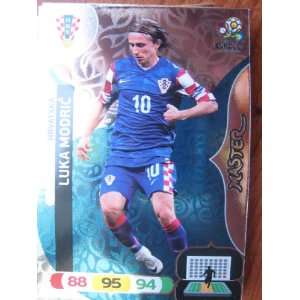  Luka Modric Master Panini Adrenalyn XL Euro 2012 Rare Card 