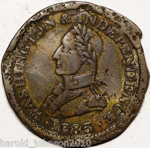 1783 1C Unity Cent Net F   F+ Det Breen 1203 Large Bust  