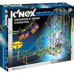  KNEX Dragons Drop Roller Coaster: Toys & Games
