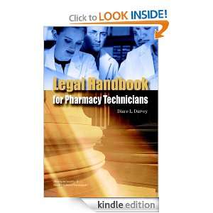 Legal Handbook for Pharmacy Technicians Diane Darvey  