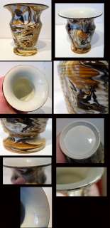 18th Century Pearlware Mochaware Agate Decorated Staffordshire Vase or 