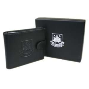   : West Ham United F.C. Embossed Leather Wallet 805: Sports & Outdoors