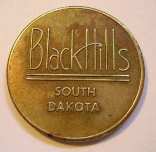 This token features the Mount Rushmore Monument in the Black Hills of 