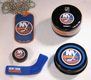 NHL NEW YORK NY ISLANDERS PUCK TIN DOG TAG LICENSED NEW  