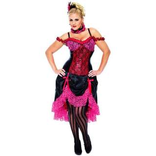 Moulin Rouge Burlesque Showgirl Cabaret Costume   Sz S/M/L Plus Size 