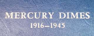 1941 45 MERCURY DIME SET GEM BU CHERRY  