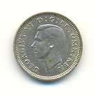   Great Britain Three 3 Pence 1937 1938 1939 1940 1941 1942 1943 1944