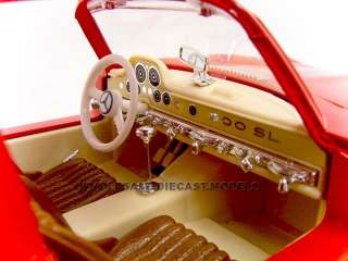   of 1954 mercedes 300sl die cast model car by bburago has steerable
