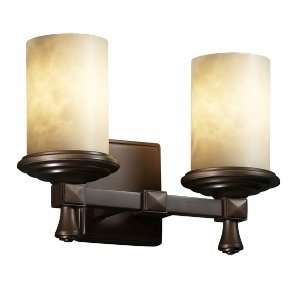  CLD 8532   Justice Design   Deco 2 Light Wall Sconce 