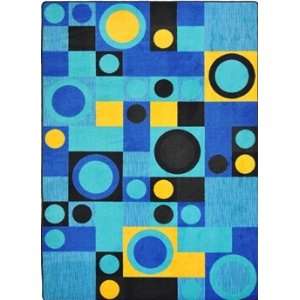  Joy Carpets City Block© Blue   3 10 x 5 4: Home 