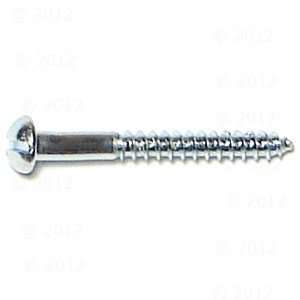  4 x 1 Slotted Round Wood Screw (100 pieces)