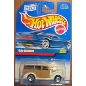 Hot Wheels 40s Woodie WHITE 1997 #803: Toys & Games
