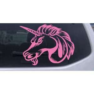   Unicorn Head Animals Car Window Wall Laptop Decal Sticker: Automotive