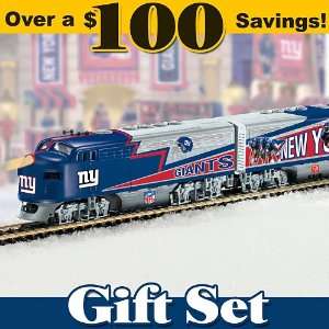  New York Giants Express Train Gift Set: Toys & Games