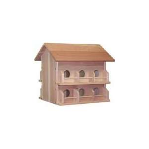  Heath M 12Dp Cedar 12 Room Deluxe Birdhouse Patio, Lawn 