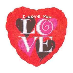    Love Balloons   18 I Love You Hearts Silverline: Toys & Games