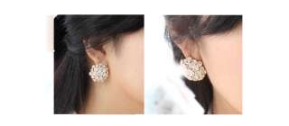 New 1BR fashion jewelry BlingGd Titanium pin Earrings cubic earring 