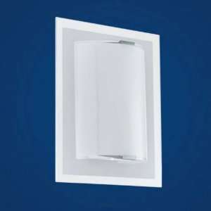 Eglo 91209A Zemo 9 1/4 1 Light Wall Sconce in White 91209A
