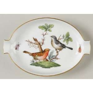   Rothschild Bird (Ro) 5 Oval Ashtray W/Lips, Fine China Dinnerware