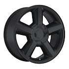 20 tahoe ltz flat black wheel rim tire package new