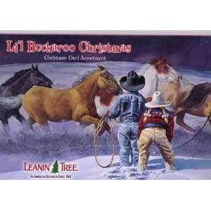  Leanin Tree AST90228 Lil Buckaroo Christmas Boxed Cards 