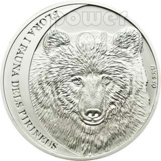   Pyrenees COTY Coin Of The Year 2012 Silver Coin 5D Andorra 2010  