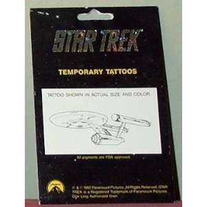  Star Trek USS Enterprise NCC 1701 Temporary Tattoos: Toys 
