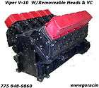 Viper V 10 Long Block with removable heads & valve cvrs