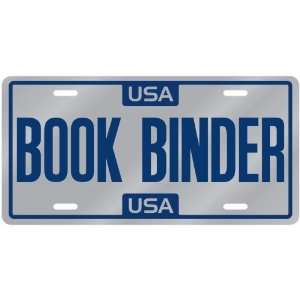  New  Usa Book Binder  License Plate Occupations: Home 