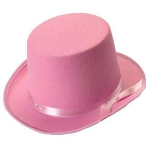  Forum Novelties Pink Felt Top Hat 67648: Toys & Games