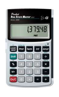New Pocket Real Estate Master 3400 Financial Calculator  