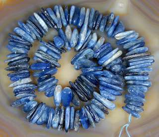 NO.31 5x13 7x20mm Natural Kyanite Slice Beads 16  