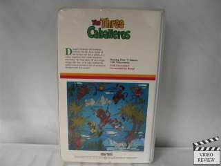 Three Caballeros VHS Donald Duck, Joe Carioca, Panchito  