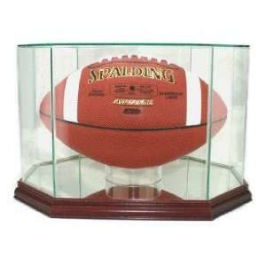   Octagon Display Case Cherry Wood Molding UV: Sports & Outdoors