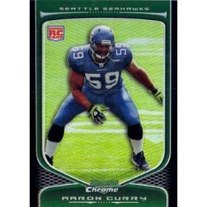  2009 Bowman Chrome Refractor Aaron Curry Seattle Seahawks 