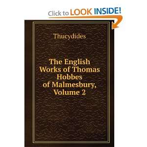  The English Works of Thomas Hobbes of Malmesbury, Volume 2 