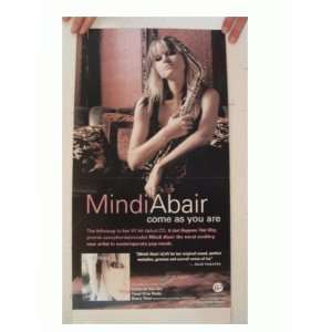  Mindi Abair 2 Sided Poster Come As You Are Mindy 