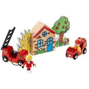  BRIO Fire Brigade Play Set: Toys & Games