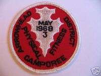1968 boy scout patch ARROWHEAD DISTRICT camporee MAY 3  