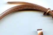 Solid Copper Wire Strip 1/4 x 24 gauge 5 Feet  