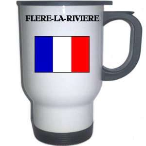  France   FLERE LA RIVIERE White Stainless Steel Mug 