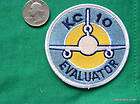 KC 10 EXTENDER EVALUATOR AIR FORCE PLANE MILITARY PATCH