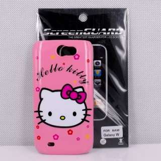 Samsung Galaxy W I8150 Hello Kitty Case #B + Screen Protector  
