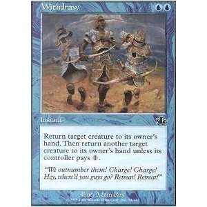    Magic the Gathering   Withdraw   Prophecy   Foil Toys & Games