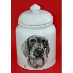  Dachshund (Wirehaired) 10 Ceramic Treat Jar