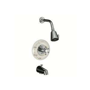  Kohler K T130 3D Antique Bath/Shwr Trim, Chrome